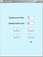 Kalkulačka v Javě